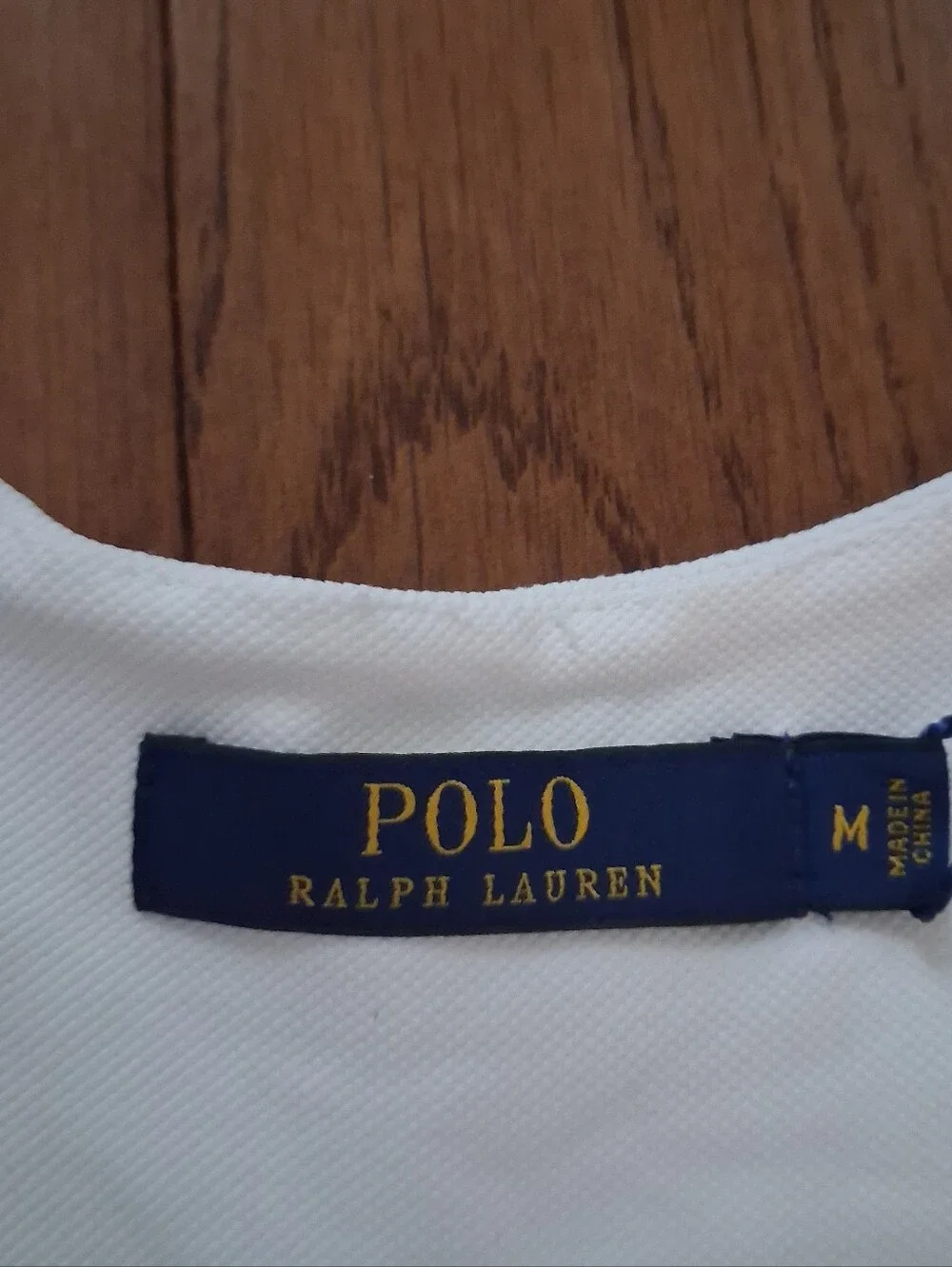 Polo Ralph Lauren Girls White Racerback Ruffle Hem Tennis Dress Size‎ Medium